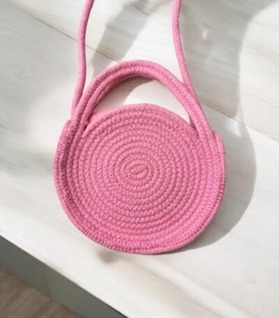 Pinky Cotton Dori Bag