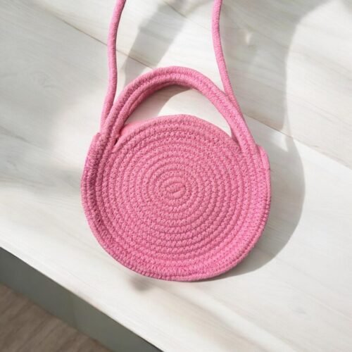 Pinky Cotton Dori Bag