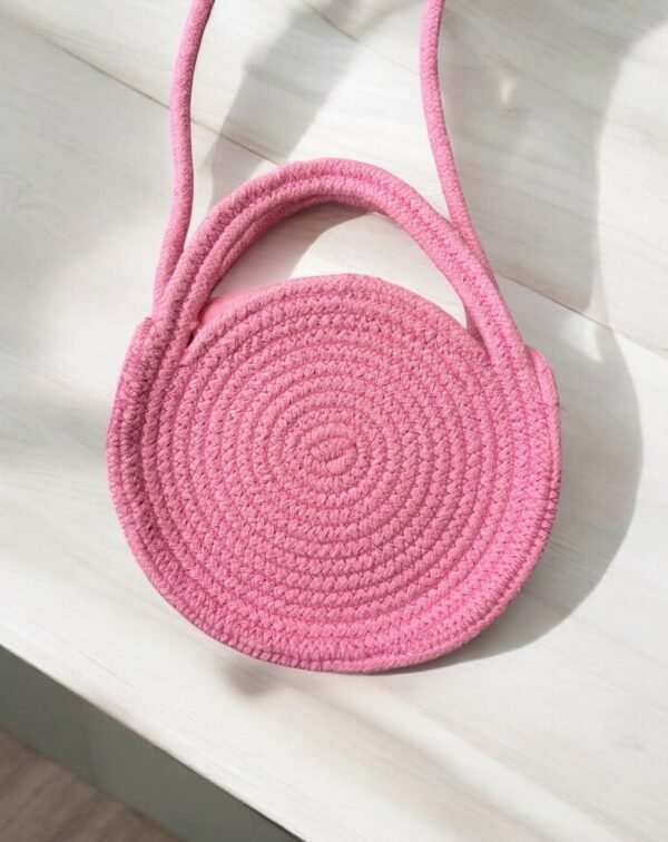 Pinky Cotton Dori Bag