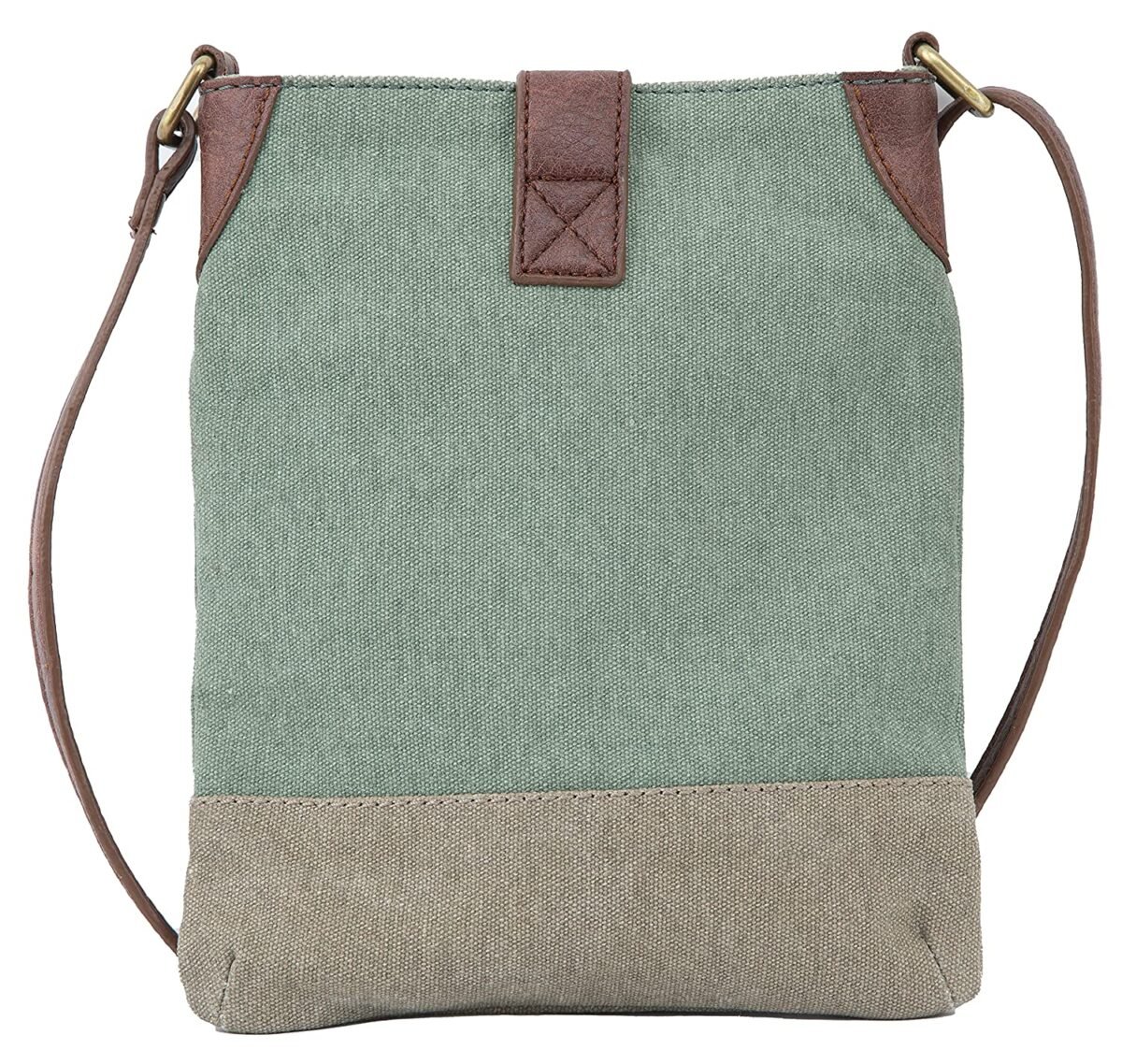Mona B - 100% Cotton Canvas Small Messenger Multicolor Crossbody Vintage Sling Bag with Stylish Design for Women
