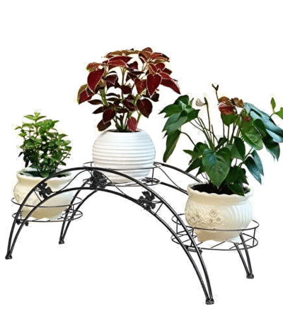 Iron 3 Pots Arch Stand