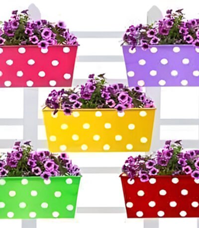 Iron Rectangle Hanging Pot