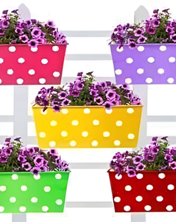 Iron Rectangle Hanging Pot