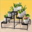 3-Sided Tiered Metal Plant Stand