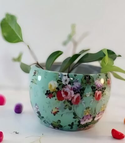 Printed Metal Plant Pots