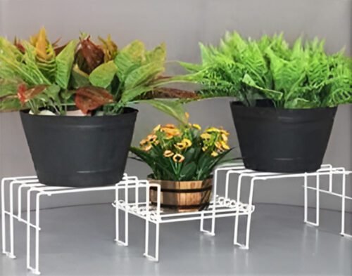 Iron Plant Stand – 3-Tier Modular Display Rack