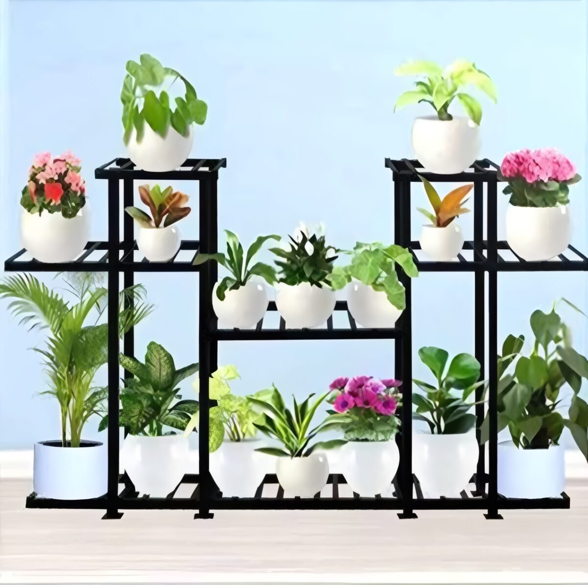 Large 5-Tier Metal Plant Display Rack