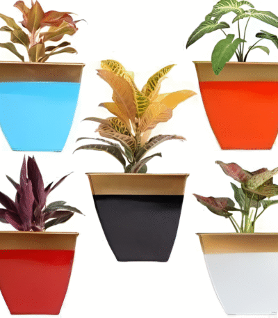 Multicolor Tapered Planter