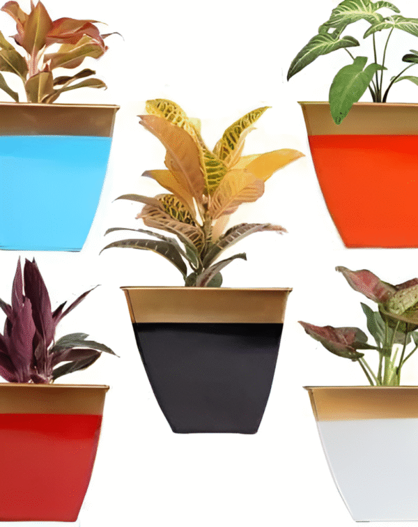 Multicolor Tapered Planter