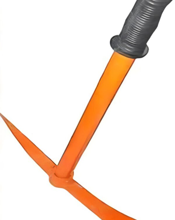 Dual-Head Orange Garden Hoe