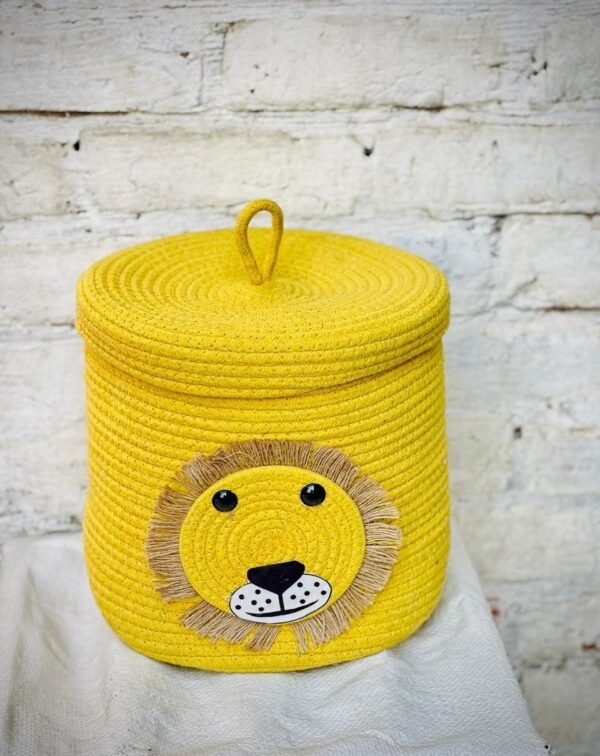 Lion Face Kids Storage Basket