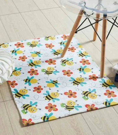 Printed Bees Kids Room