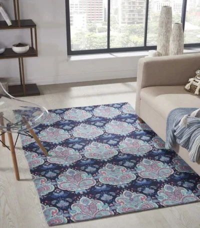 Printed Vintage Blue