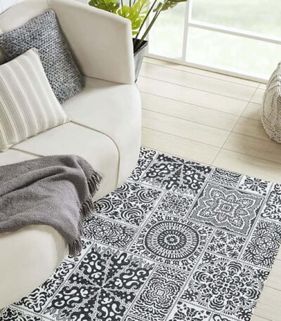 Printed-Vintage-Dhurrie-Carpet